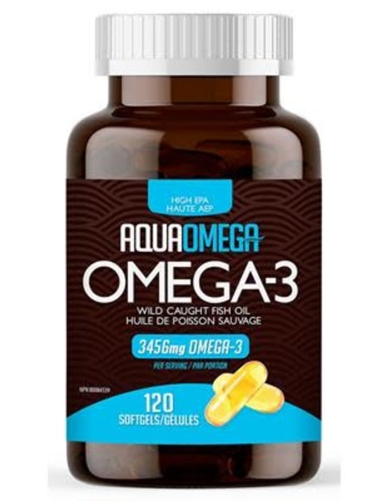 Omega 3's -  High EPA 3456mg  AquaOmega (120 softgels)