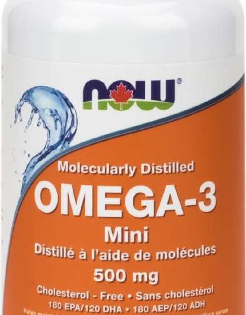 Omega 3's - Molecularly Distilled - Mini 500mg (90 softgels)