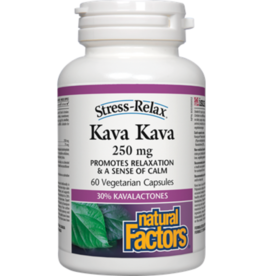 Natural Factors CANADIAN - Sleep- Kava Kava 250mg (60 caps)