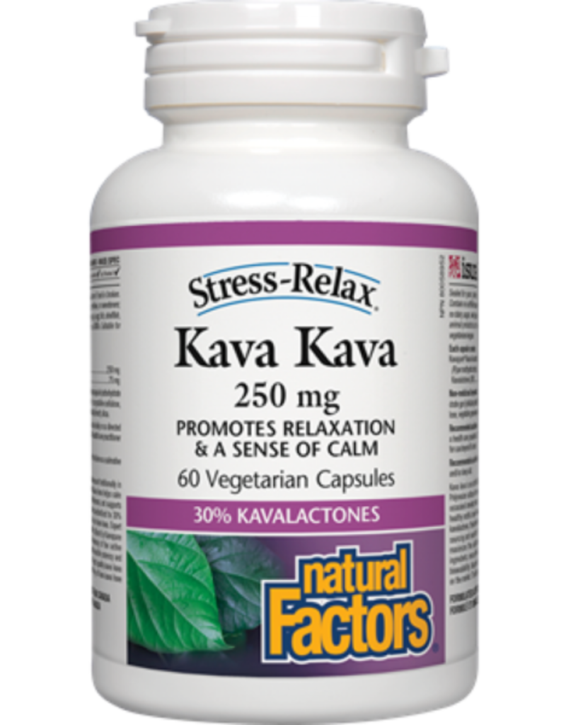 Natural Factors CANADIAN - Sleep- Kava Kava 250mg (60 caps)