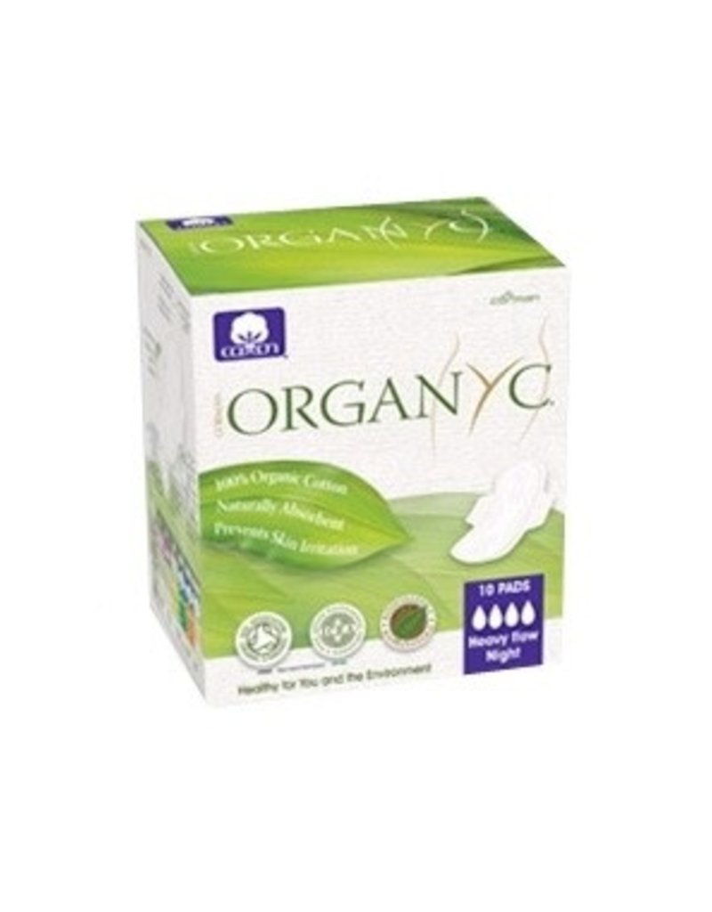 Menstrual Pads - Organ(y)c Cotton -Wings- Heavy Flow  (10pcs)