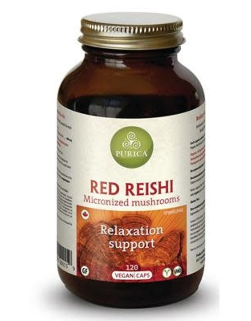 Red Reishi Mushrooms - Micronized (120 caps)