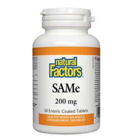 Natural Factors CANADIAN - SAMe 200mg (30 tabs)