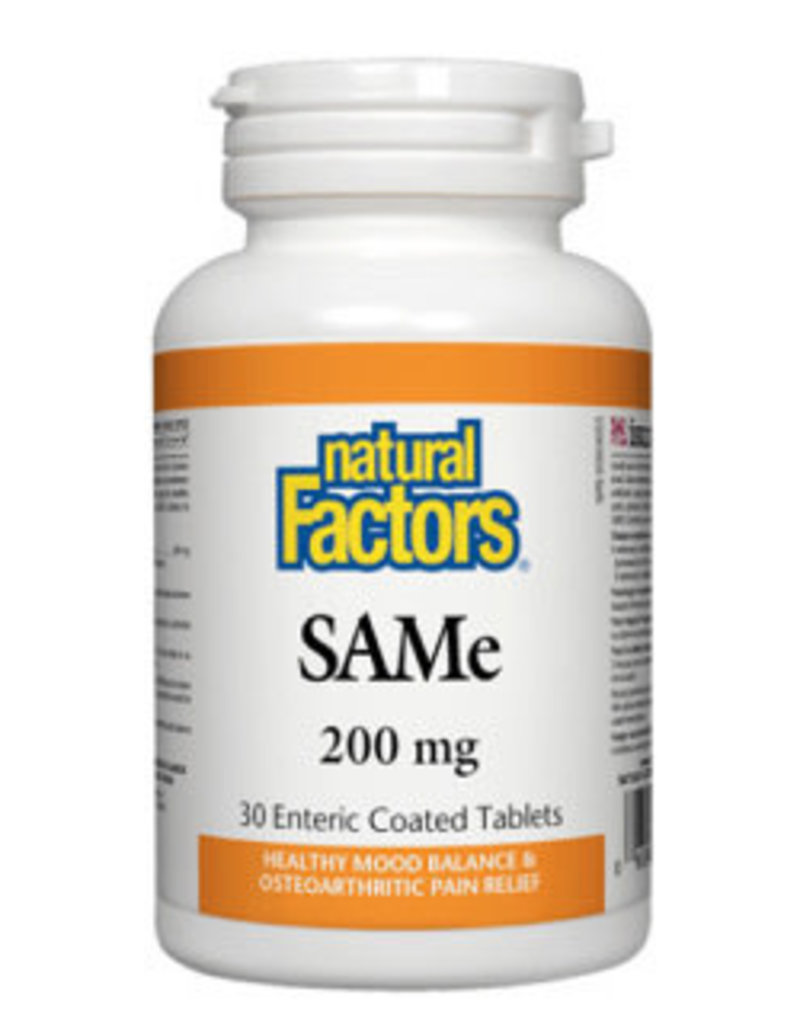 Natural Factors CANADIAN - SAMe 200mg (30 tabs)