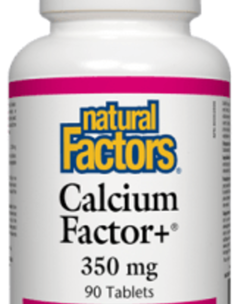 Natural Factors CANADIAN - Calcium Factor+ 350mg (90tab)