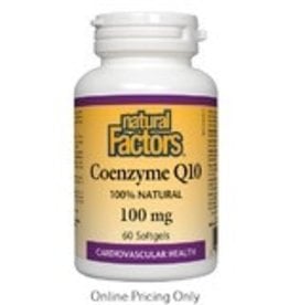 Natural Factors CANADIAN  - Coenzyme Q10 100mg (60sg)