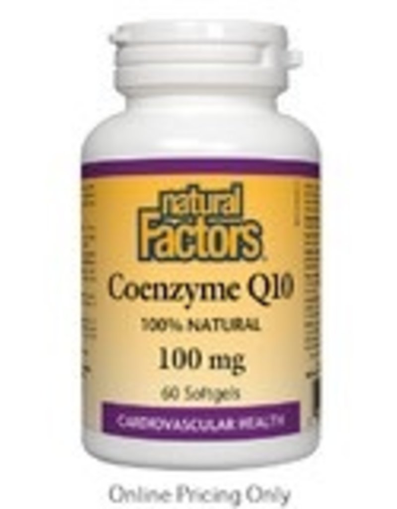 Natural Factors CANADIAN  - Coenzyme Q10 100mg (60sg)