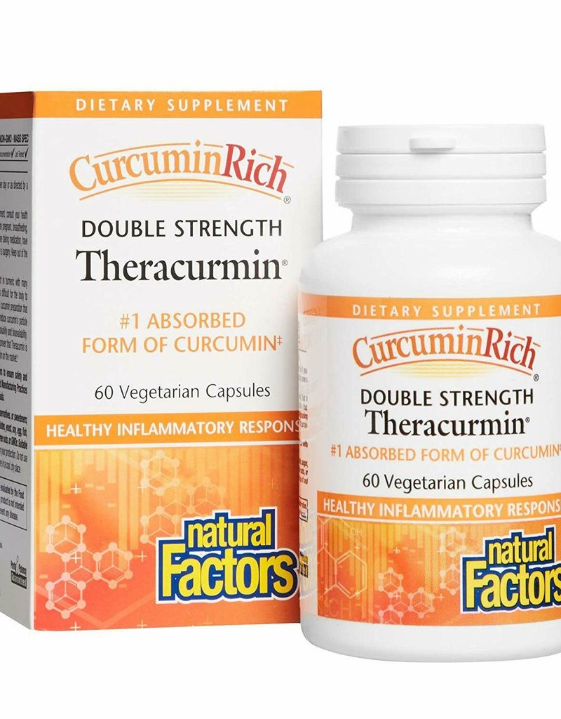 Natural Factors Curcumin - Double Strength Theracurmin (60 caps)