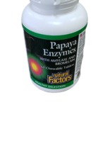 Natural Factors CANADIAN - Papaya with Amylase and Bromelain (60 chewable tabs)