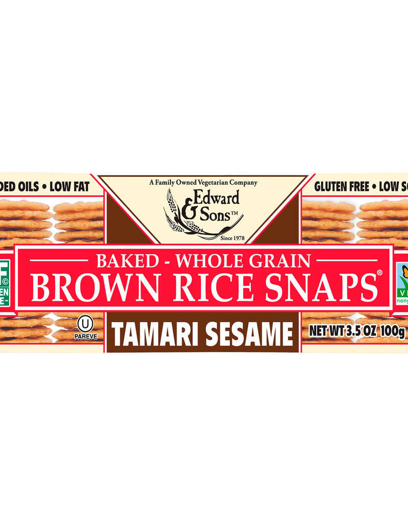 Crackers - Tamari Brown Rice Snaps (100g)