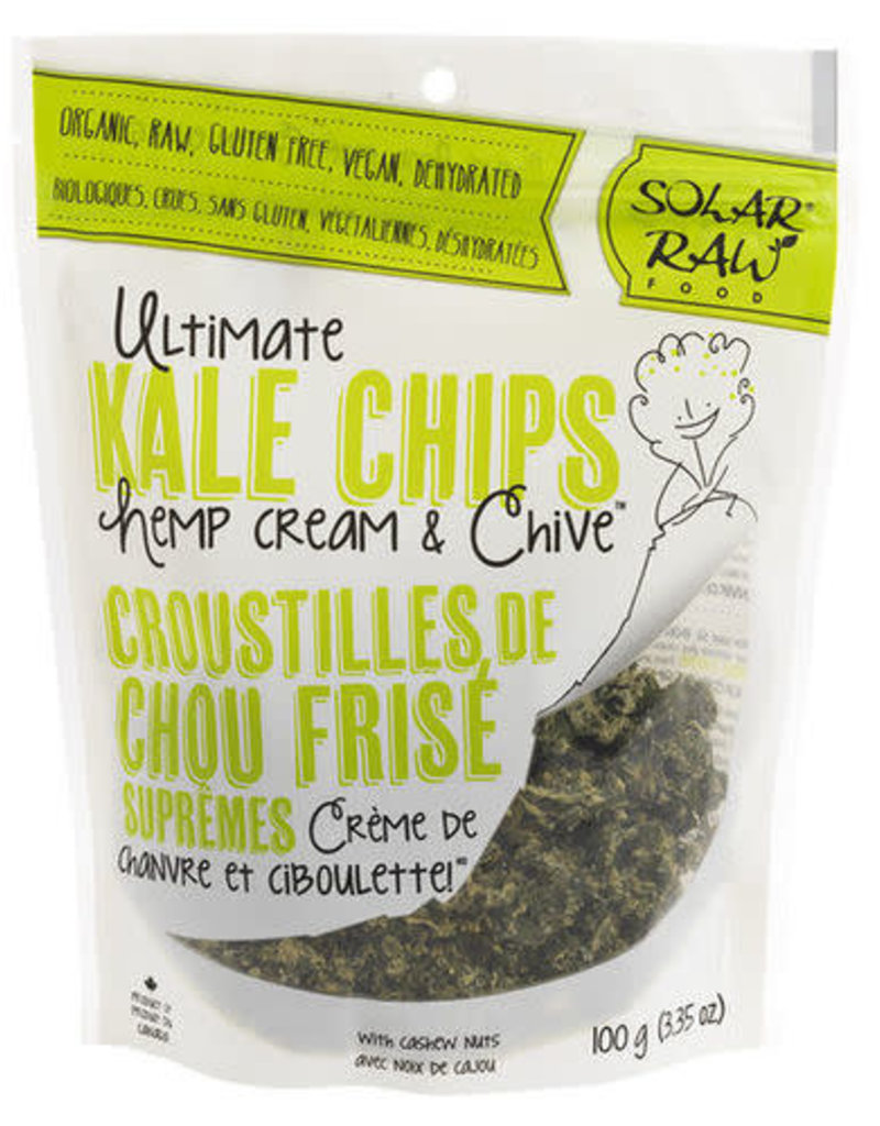 CANADIAN - Kale Chips - Hemp Cream & Chive (100g)