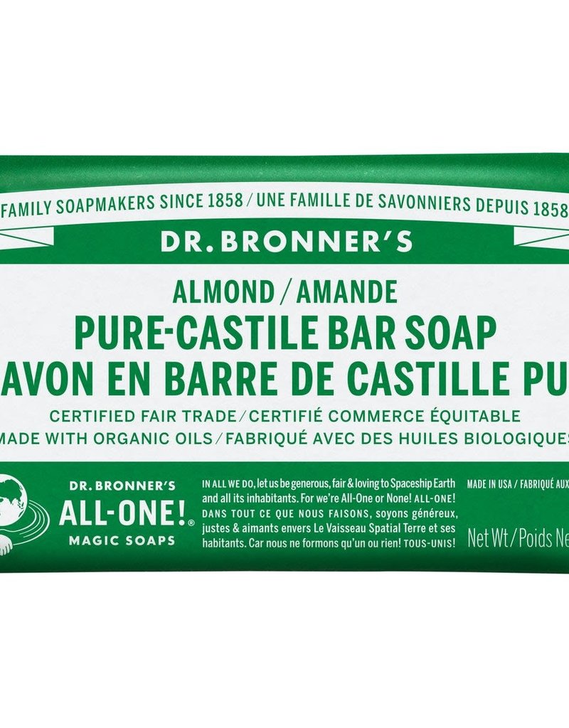 Castile Soap - Almond - Bar (140g)