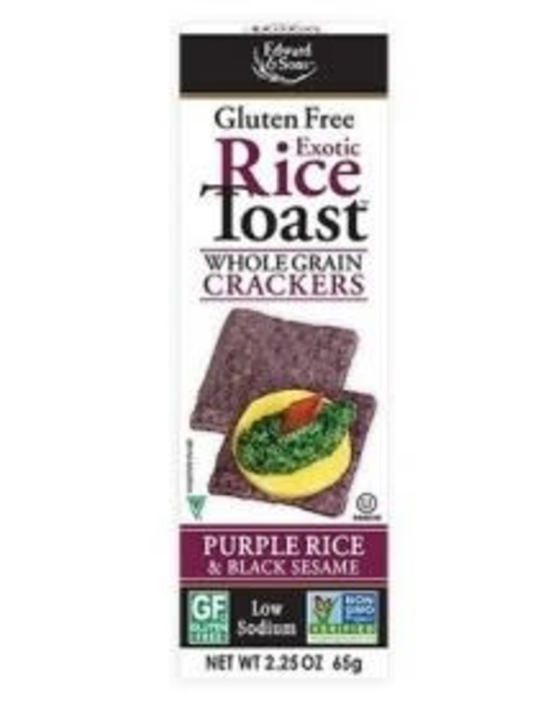 Rice Toasts - Purple & Black Seame  (65g)
