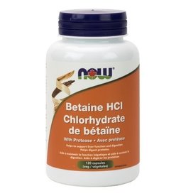 Betaine HCl - with Protease (120 caps)