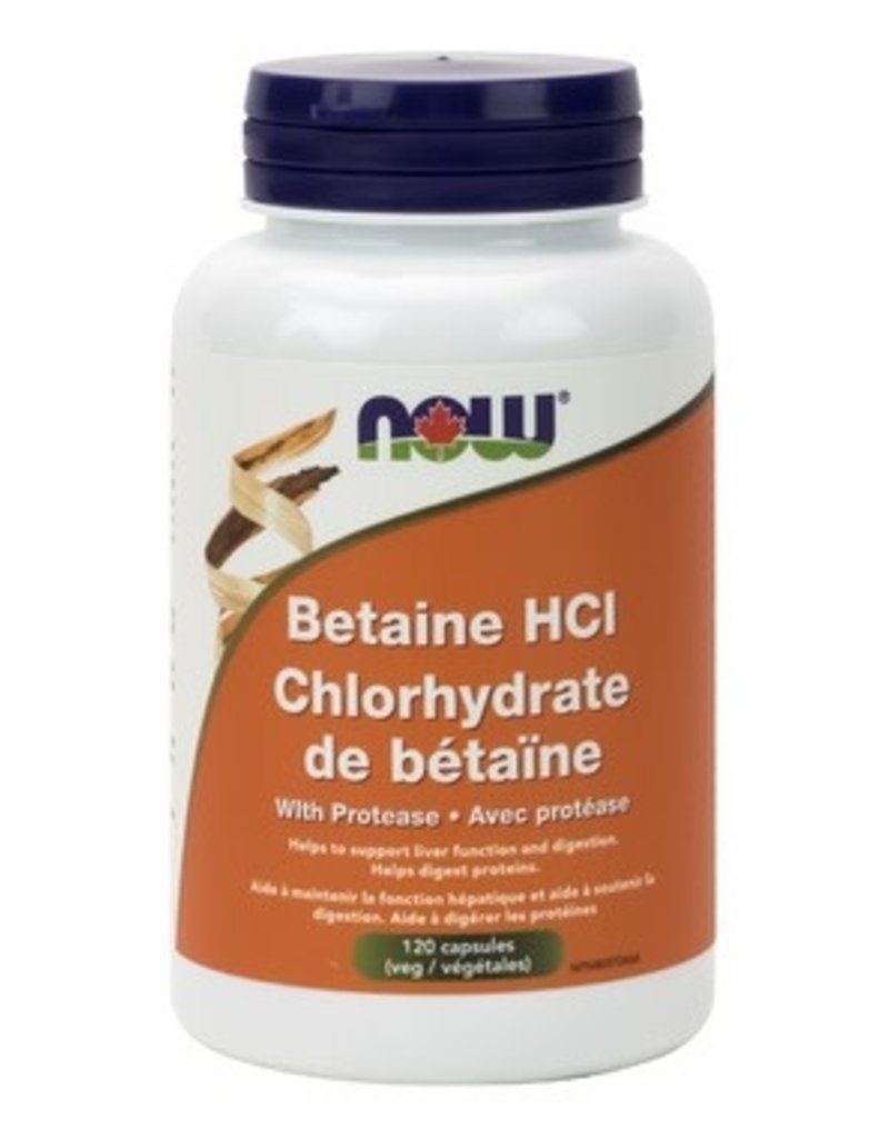 Betaine HCl - with Protease (120 caps)