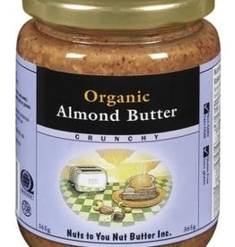 Almond Butter - Crunchy - Organic (365g)