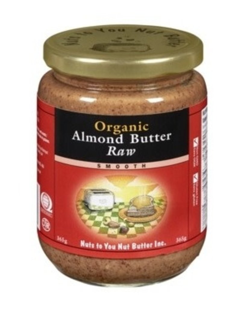 Almond Butter - Organic, Raw - Smooth (365g)