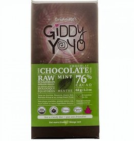 Dark Chocolate - Raw Mint 76% Cacao (62g)