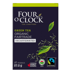 Green Tea - Organic Fairtrade (Decaffeinated) (16 tea bags)