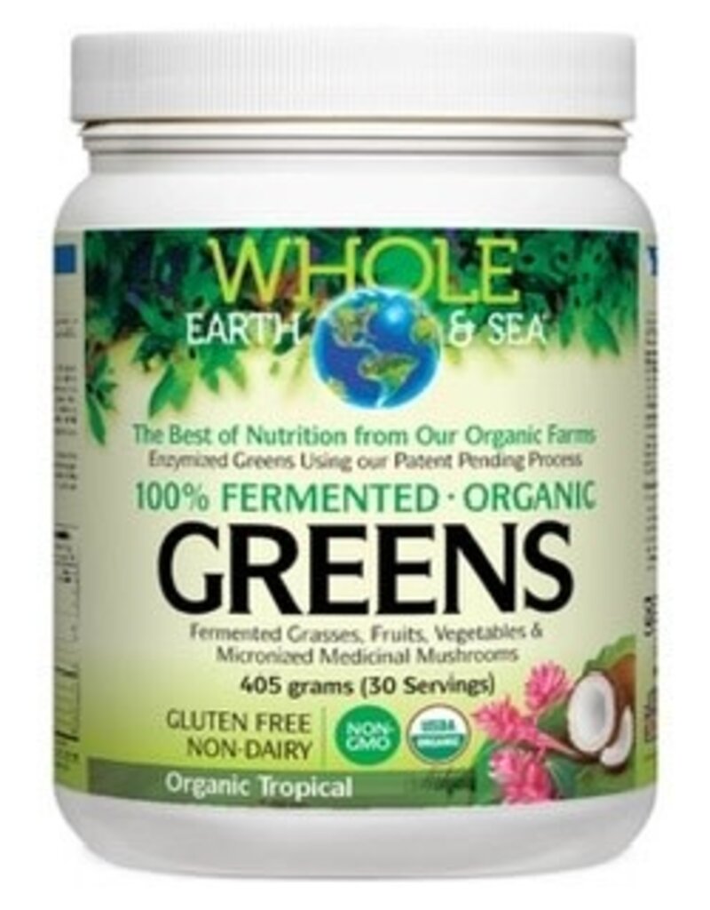 Natural Factors CANADIAN - Greens - Fermented - Organic Tropical (30 servings/ 405g)
