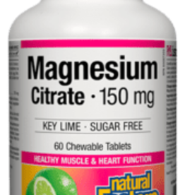 Natural Factors CANADIAN - Magnesium - Citrate 150mg (60 chewable)
