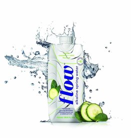 Flow Alkaline Spring Water - Organic Cucumber and Mint (500mL)