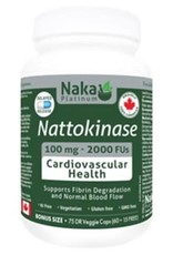 Naka CANADIAN  -  Nattokinase 100mg - 2000FUs (75 caps)