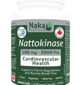 Naka CANADIAN  -  Nattokinase 100mg - 2000FUs (75 caps)