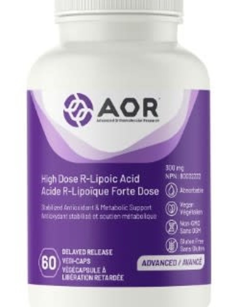 AOR R-Lipoic Acid - High Dose 300mg (60 caps)