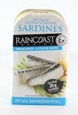 Sardines - Wild Pacific - Spring Water (120g)