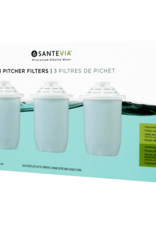 Water Filter Alkaline - 3 Pitcher Filter Replacements