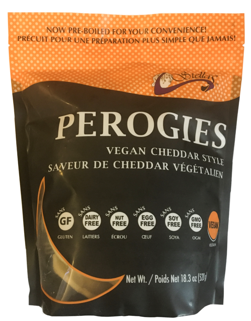 Perogies -Vegan Gluten Free - Cheddar Style (520g)