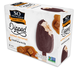 Frozen Dessert - Cashew Based - Dipped Salted Caramel Bars (4 x 272mL)