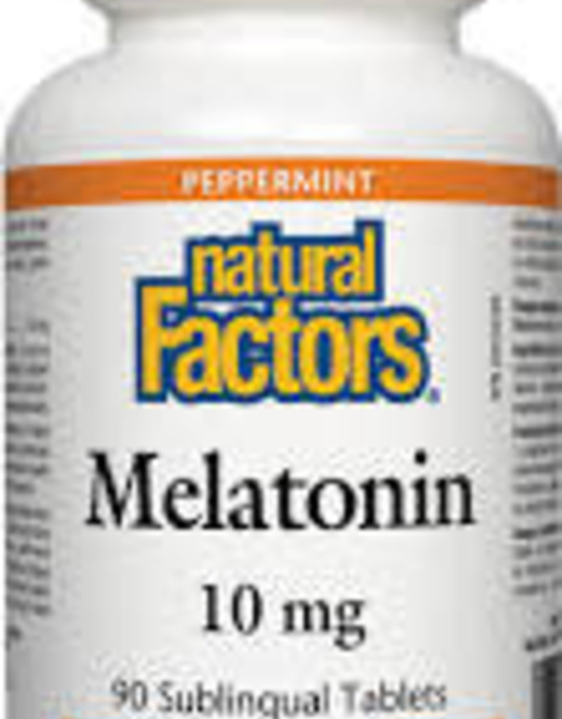 Natural Factors CANADIAN - Melatonin Sublingual- 10mg (90 Tabs)