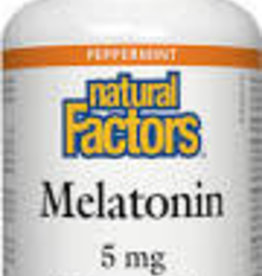 Natural Factors Melatonin Sublingual  - 5mg (90 Tabs)