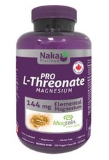 Naka CANADIAN - Magnesium - PRO Mg12 144mg L-Threonate (120 caps)