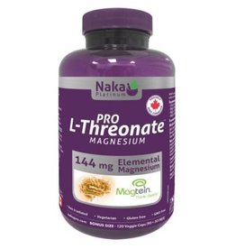 Naka CANADIAN - Magnesium - PRO Mg12 144mg L-Threonate (120 caps)