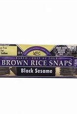 Crackers - Brown Rice  Snaps Black Sesame  (100g)