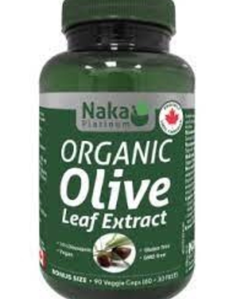 Naka Olive Leaf Extract - Organic (90vc)
