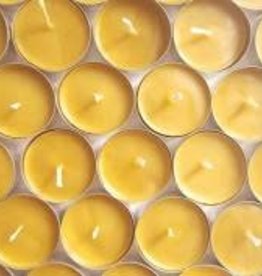 Candle - Alum Tealight 100% Pure Beeswax