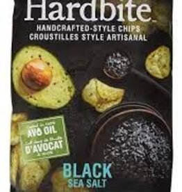 CANADIAN - Potato Chips  - Black Sea Salt - Hardbite (128g)