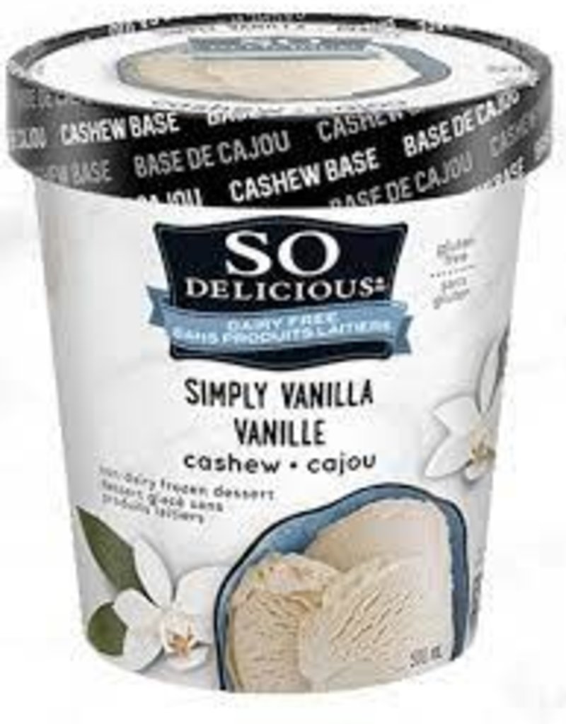 Frozen Dessert - Cashew Based - Simply Vanilla (500mL)