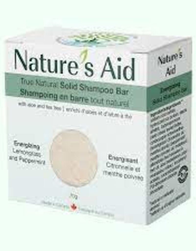 Energizing Shampoo Bar - Lemongrass Peppermint  (65g)