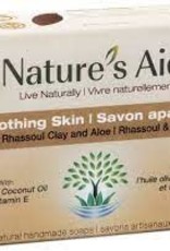 Soothing Skin Bar Soap - Rhassoul Clay & Aloe (110g)