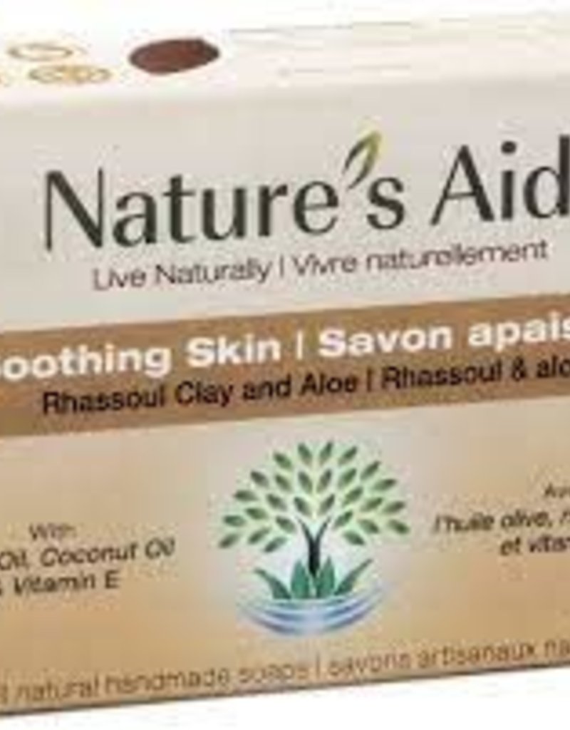Soothing Skin Bar Soap - Rhassoul Clay & Aloe (110g)