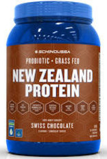 Whey Protein - Grass Fed w Probiotic Swiss Chocolate (910g)