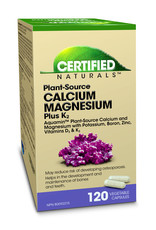 Certified Naturals CANADIAN - Calcium Magnesium Plant Source (120vc)
