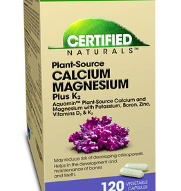 Certified Naturals CANADIAN - Calcium Magnesium Plant Source (120vc)