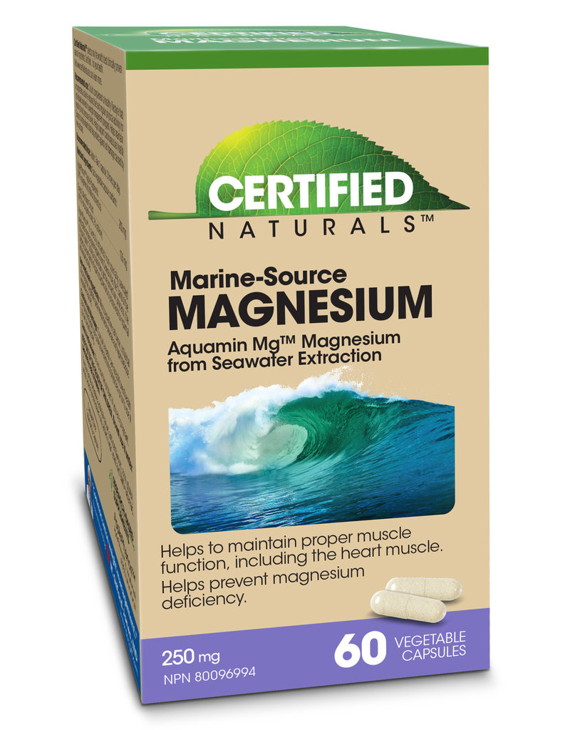 Certified Naturals CANADIAN - Magnesium Hydroxide 250mg (60cp)