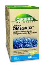 Certified Naturals CANADIAN - Omega 3 - Clinical Omega 3 X (60cp)